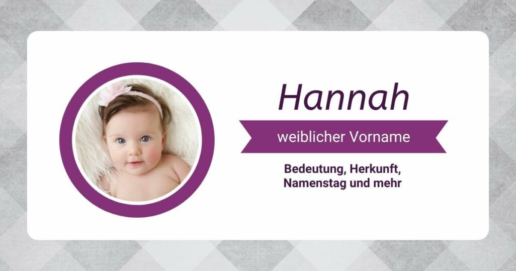 Vorname Hannah