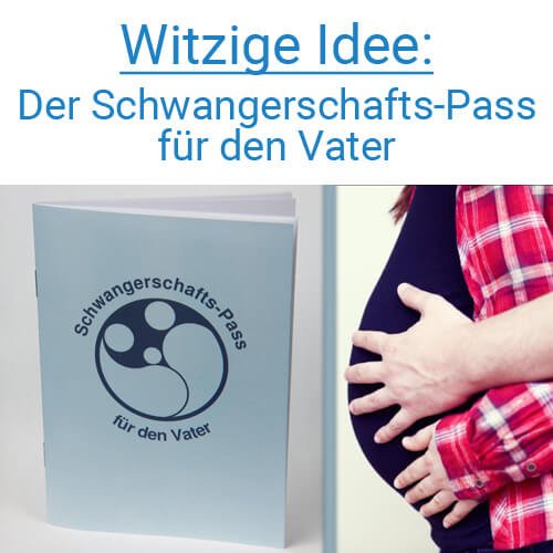 Schwangerschafts-Pass für den Vater inkl. Schutzhülle bei Etsy für 6,90€