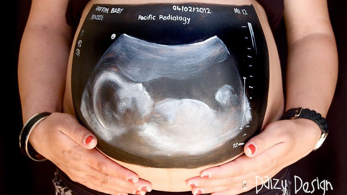 Babybauch bemalen Ultraschall - Babybauch bemalen: Das sind unsere besten Tipps & Ideen